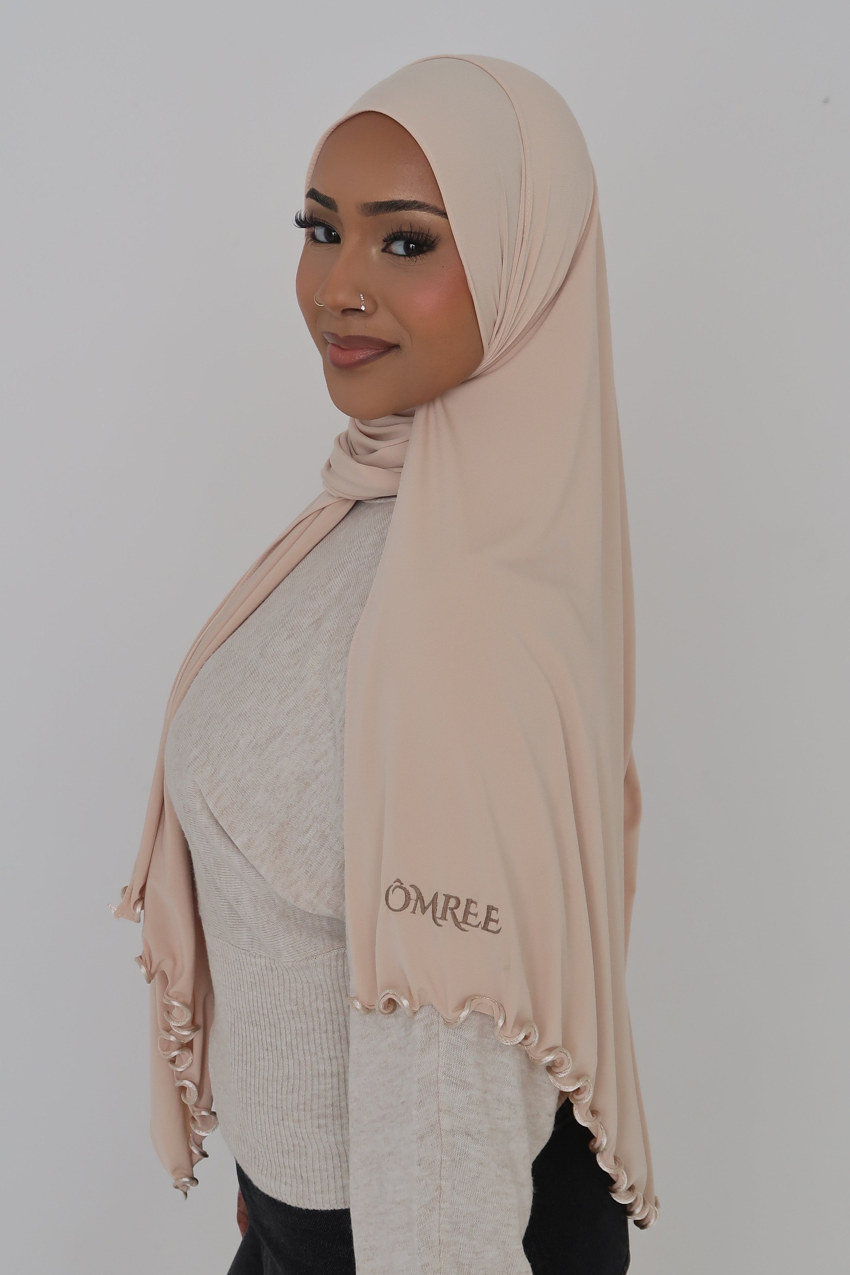 Curly Premium Jersey | Nude