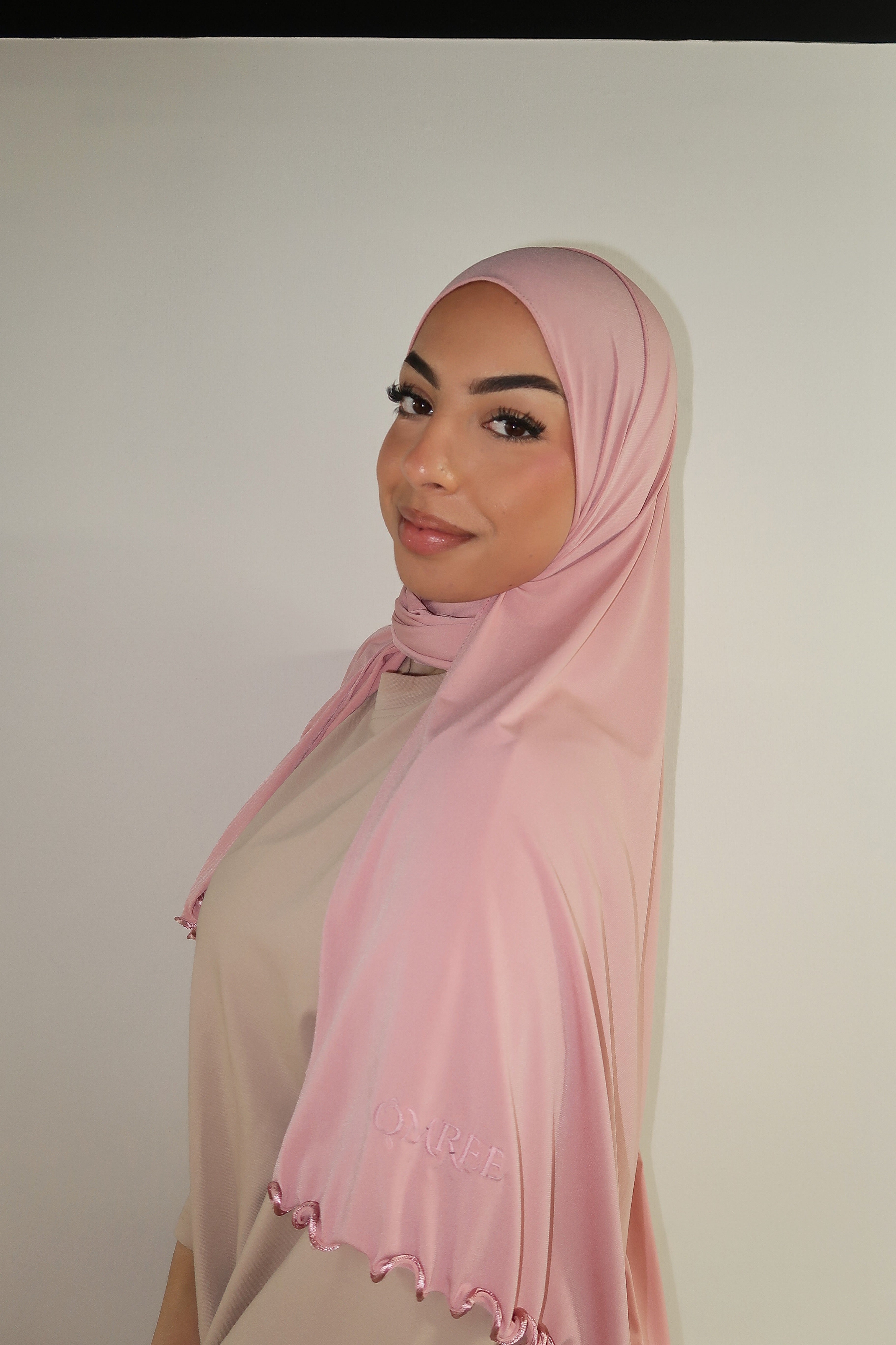 Curly Jersey Premium | Peony