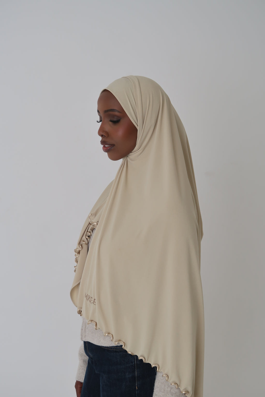 Curly Jersey Premium | Vanille