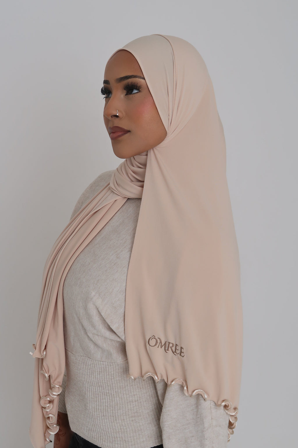 Curly Premium Jersey | Nude