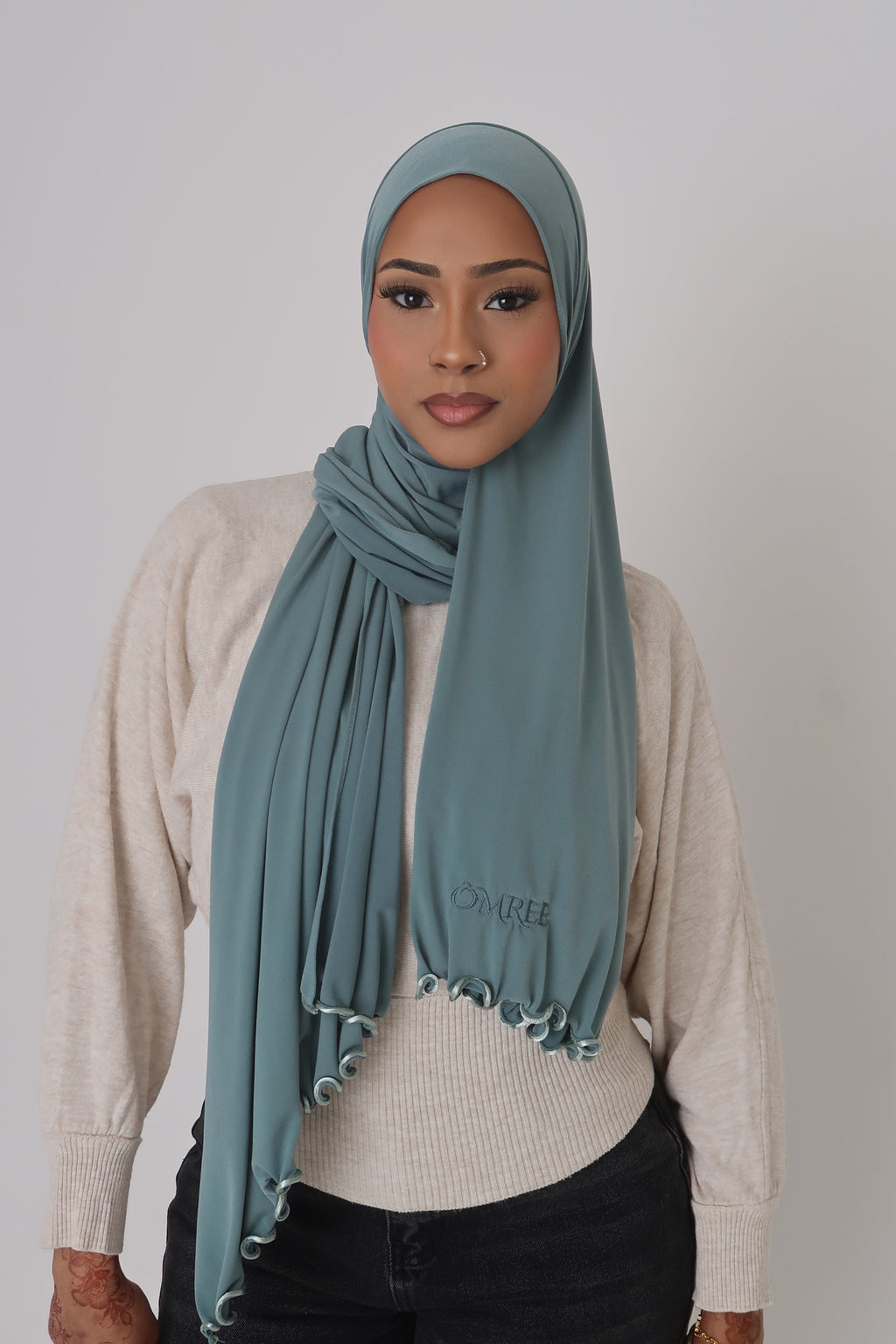 Curly Jersey Premium | Teal