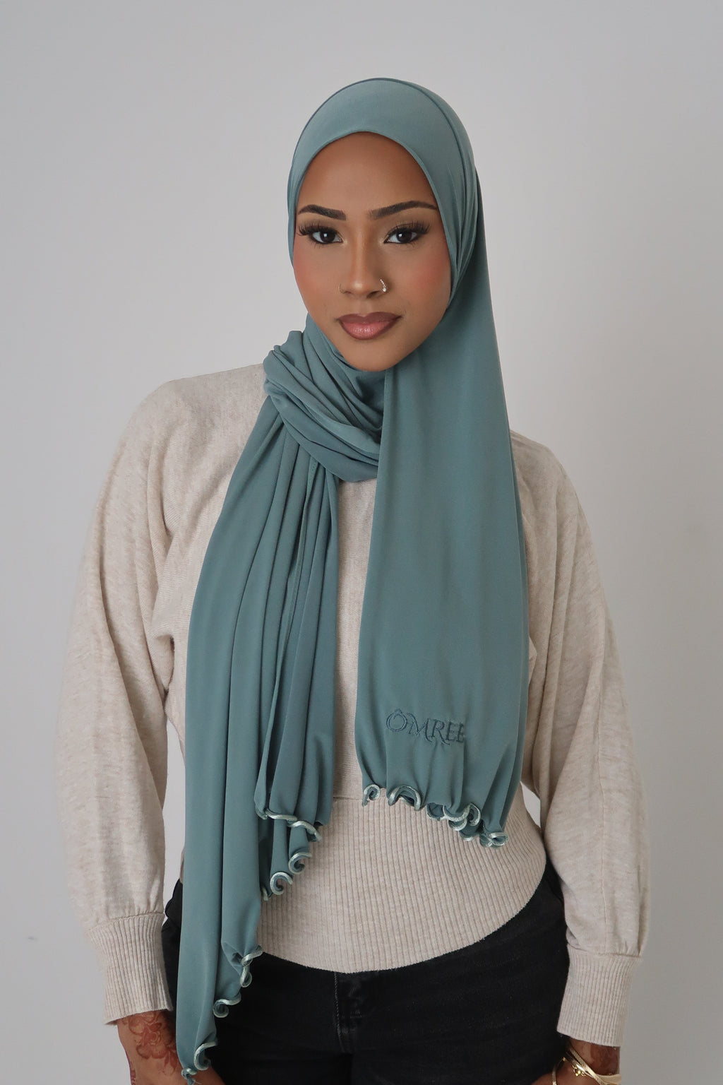 Curly Jersey Premium | Teal